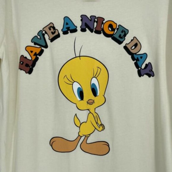 Looney Tunes Tweety Bird Have A Nice Day Tee - Picture 2 of 7